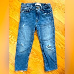 Zara distressed jeans kids size 7